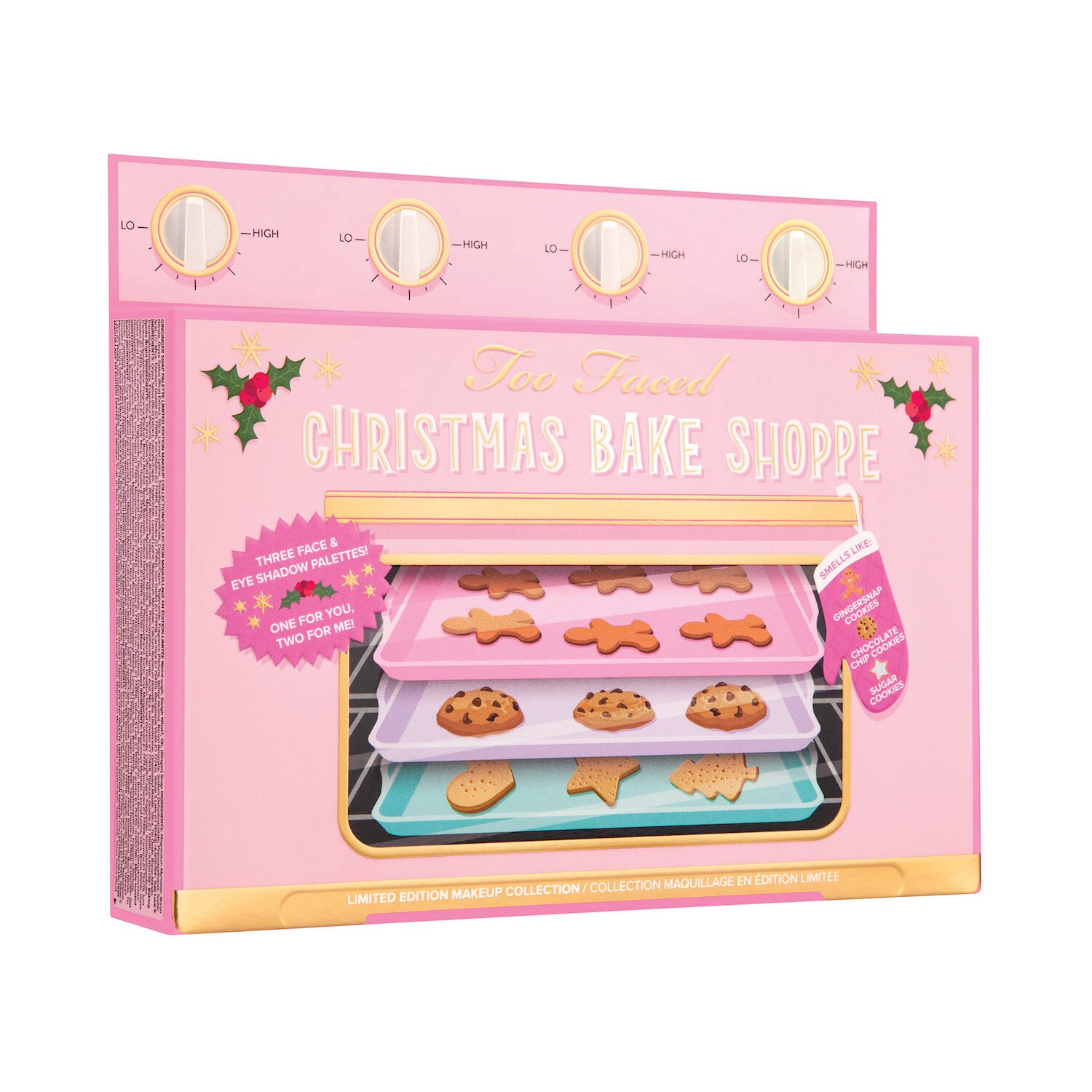 CHRISTMAS BAKE SHOPPE (3 PALETAS MULTI-FUNCIONALES Y M&Aacute;SCARA DE PESTA&Ntilde;AS)